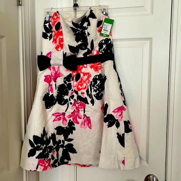 (New w/ tags never worn!) Lilly Pulitzer Amberly Dress White/Stroke of Midnight